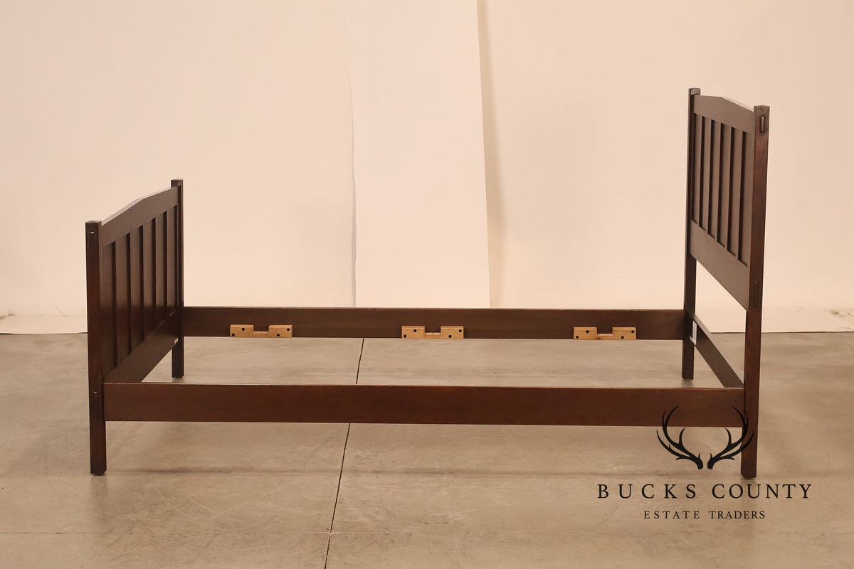 Stickley Mission Collection Oak Panel Queen Bed