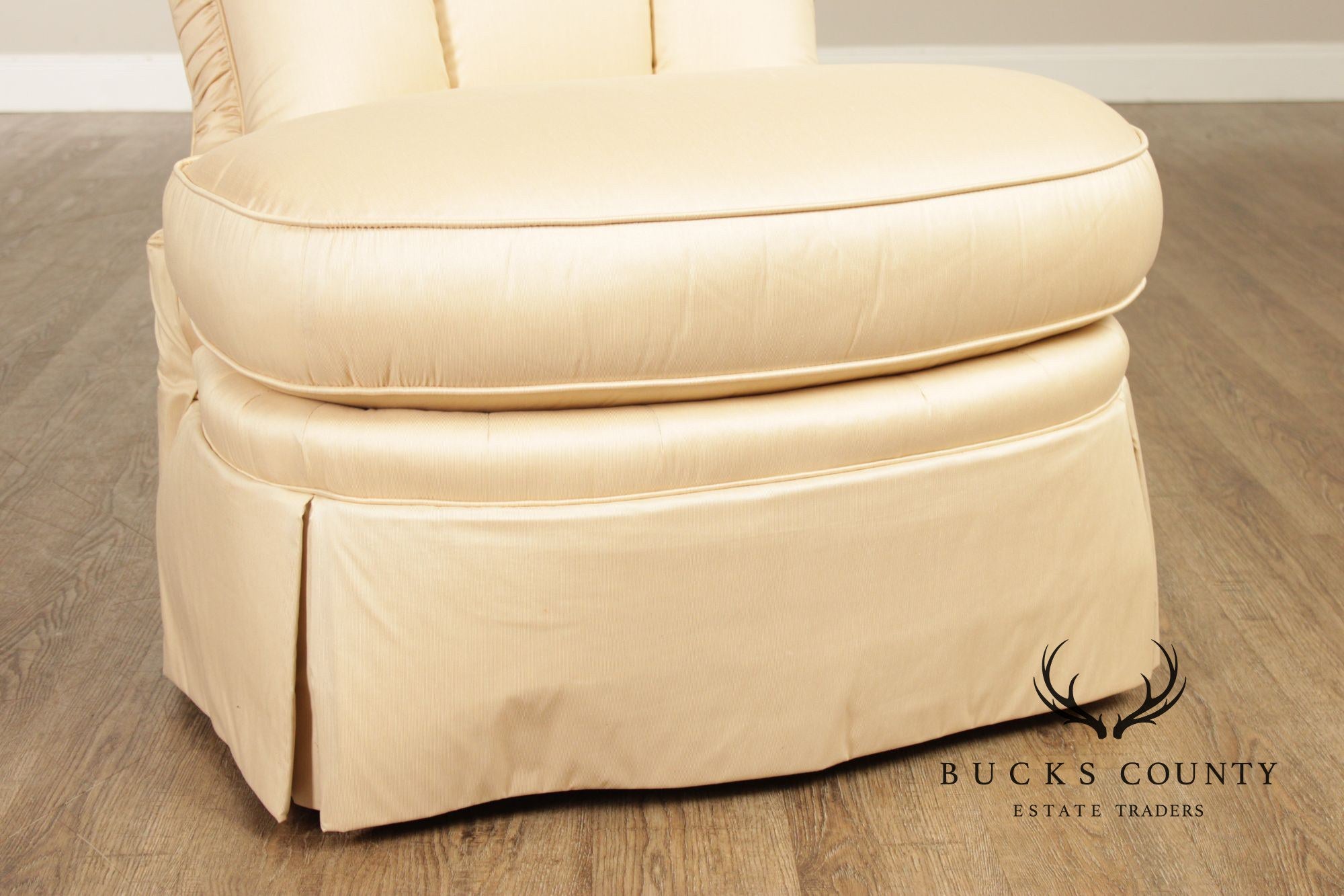 Century Furniture Pair of Upholstered Slipper Chairs