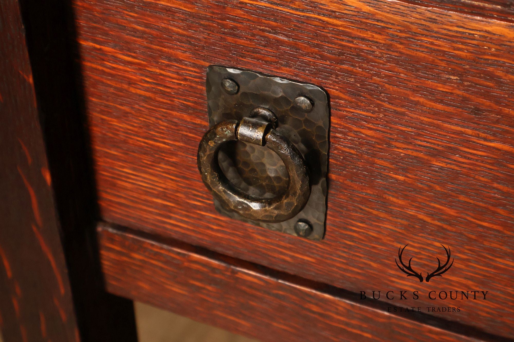 Lifetime Furniture Antique Mission Oak Drop Front Desk