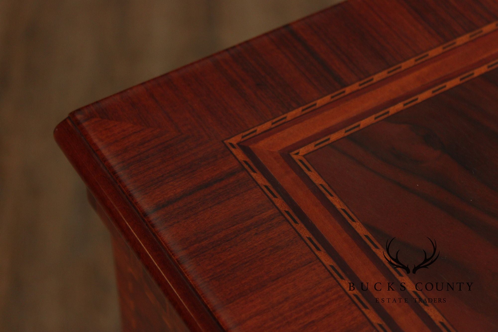 Italian Neoclassical Style Marquetry Inlaid Server