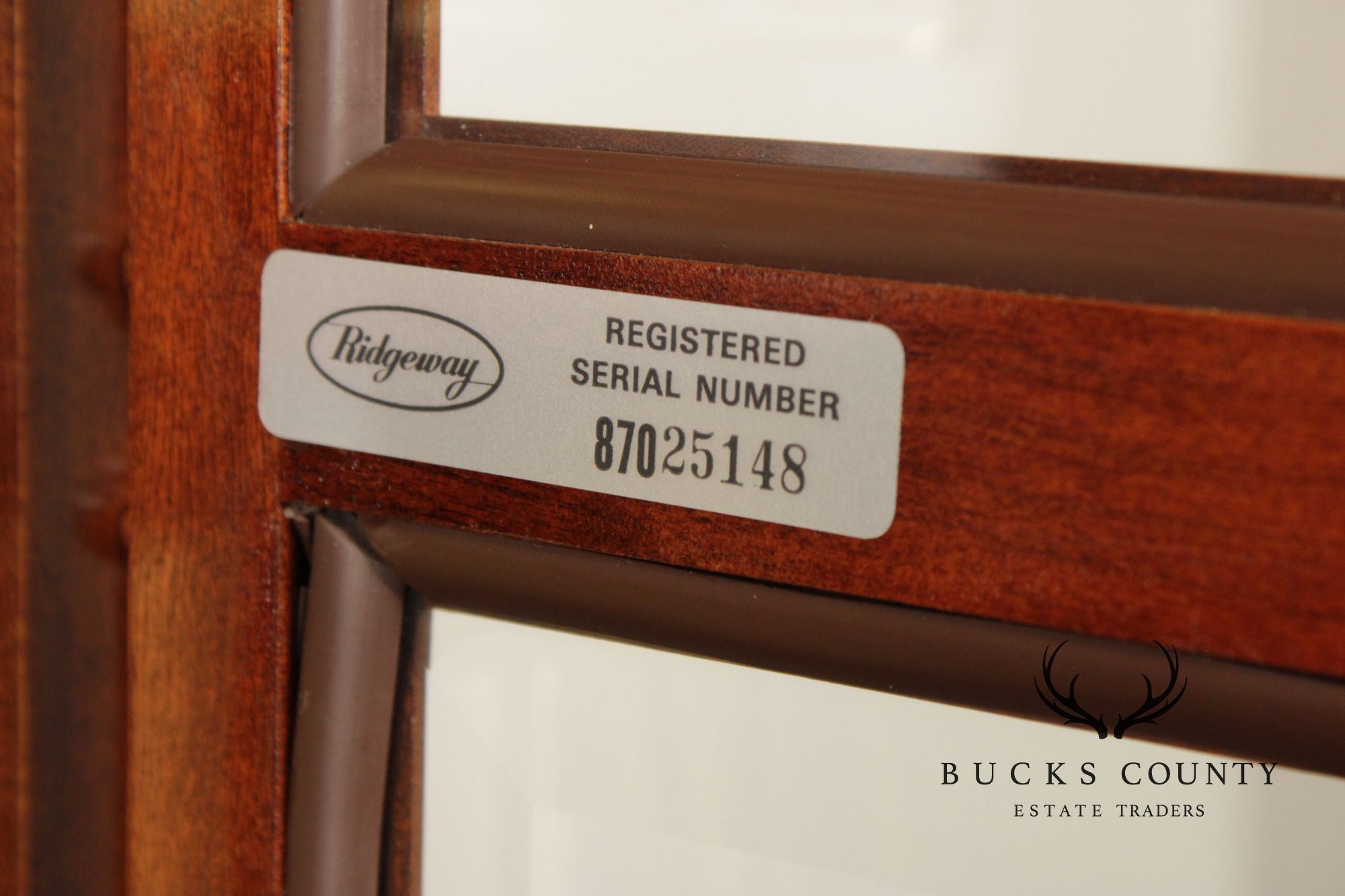 Ridgeway Georgian Style Tall Case Grandfather Clock