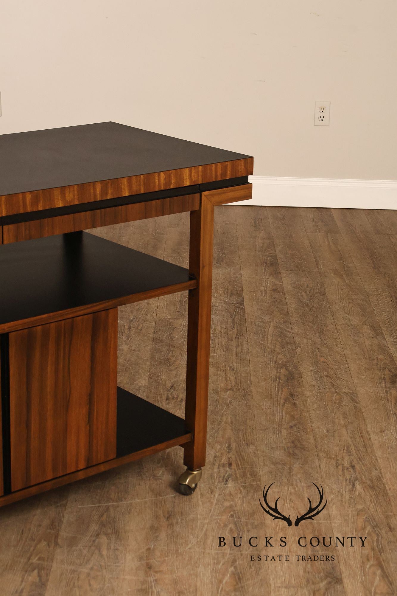 Mid Century Modern Rosewood Server Bar Cart