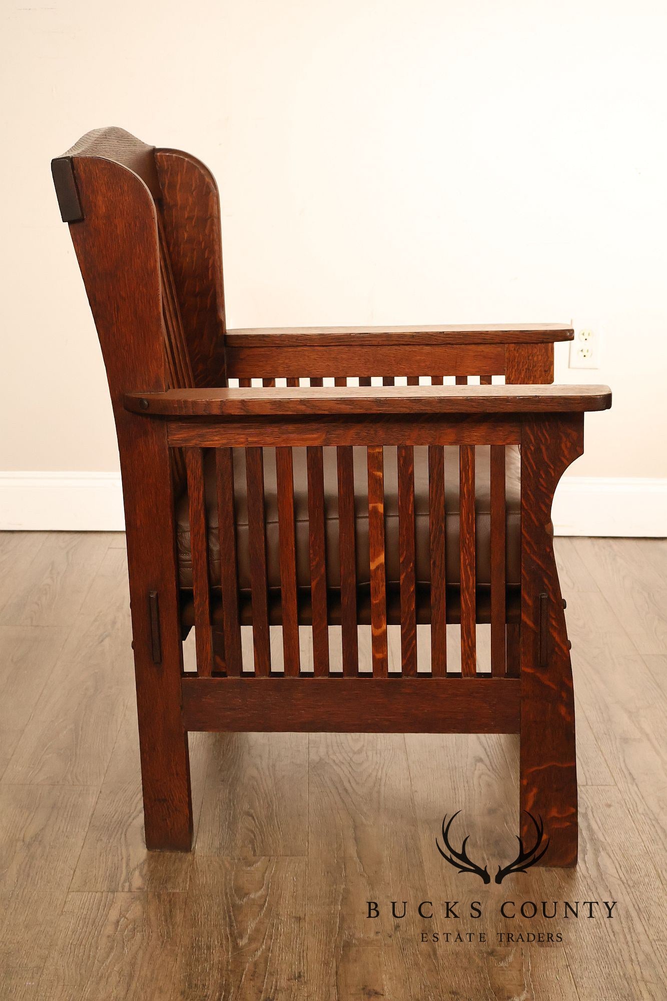 Michigan Chair Company Arts And Crafts Oak Armchair