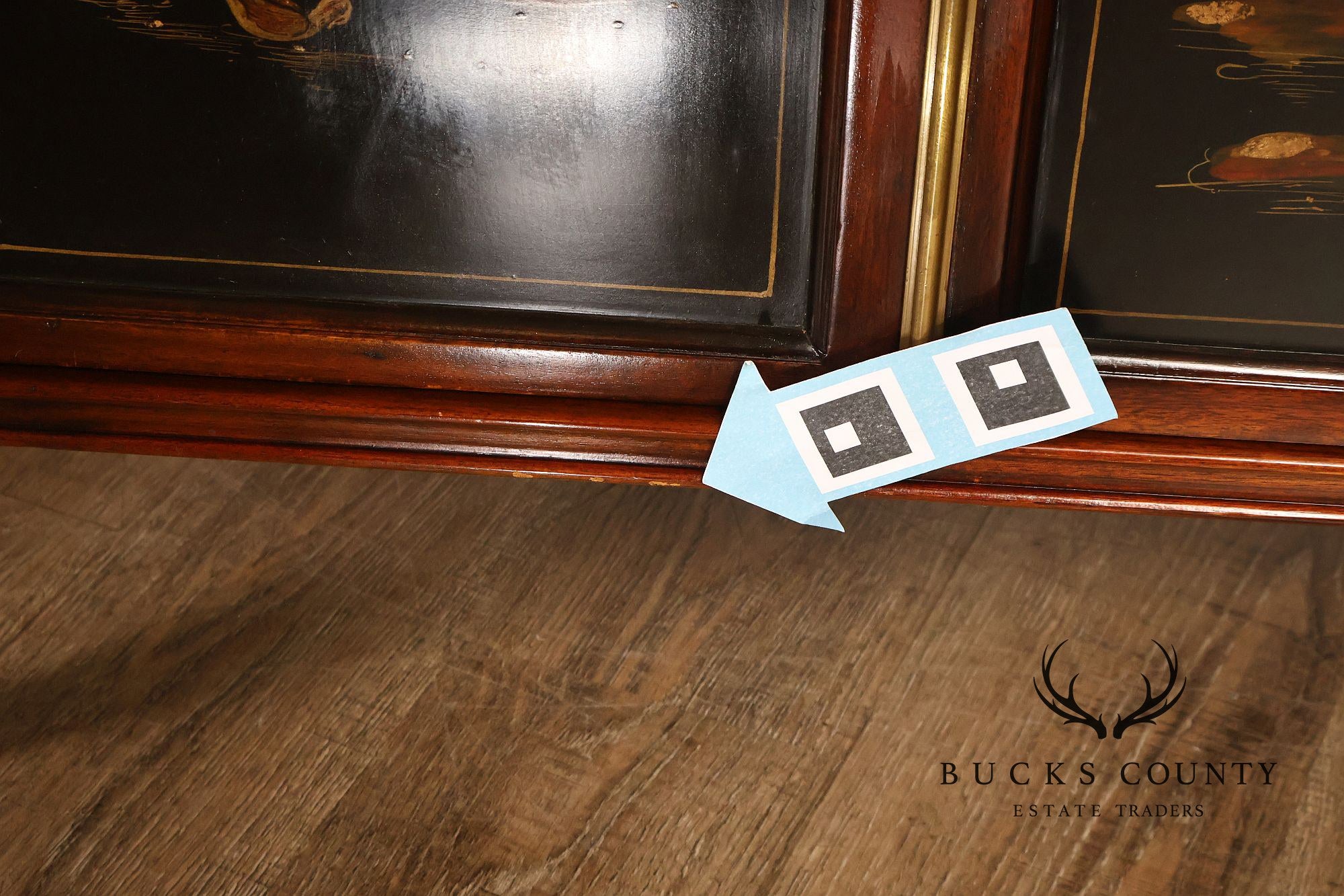 Theodore Alexander Chinoiserie Style Painted Sideboard Cabinet
