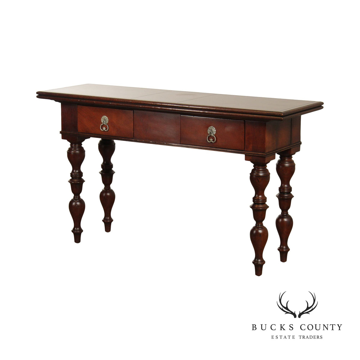 Baker Furniture Milling Road West Indies Mahogany Console Table