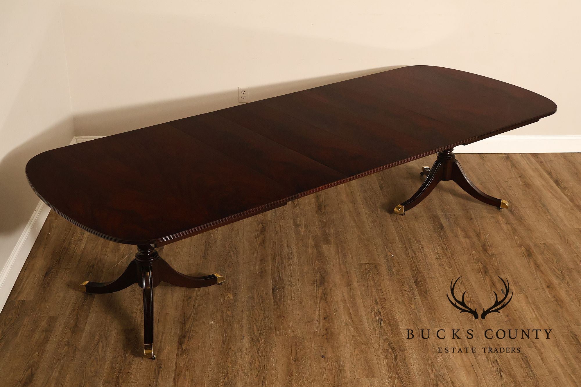 Kindel Double Pedestal Mahogany Dining table