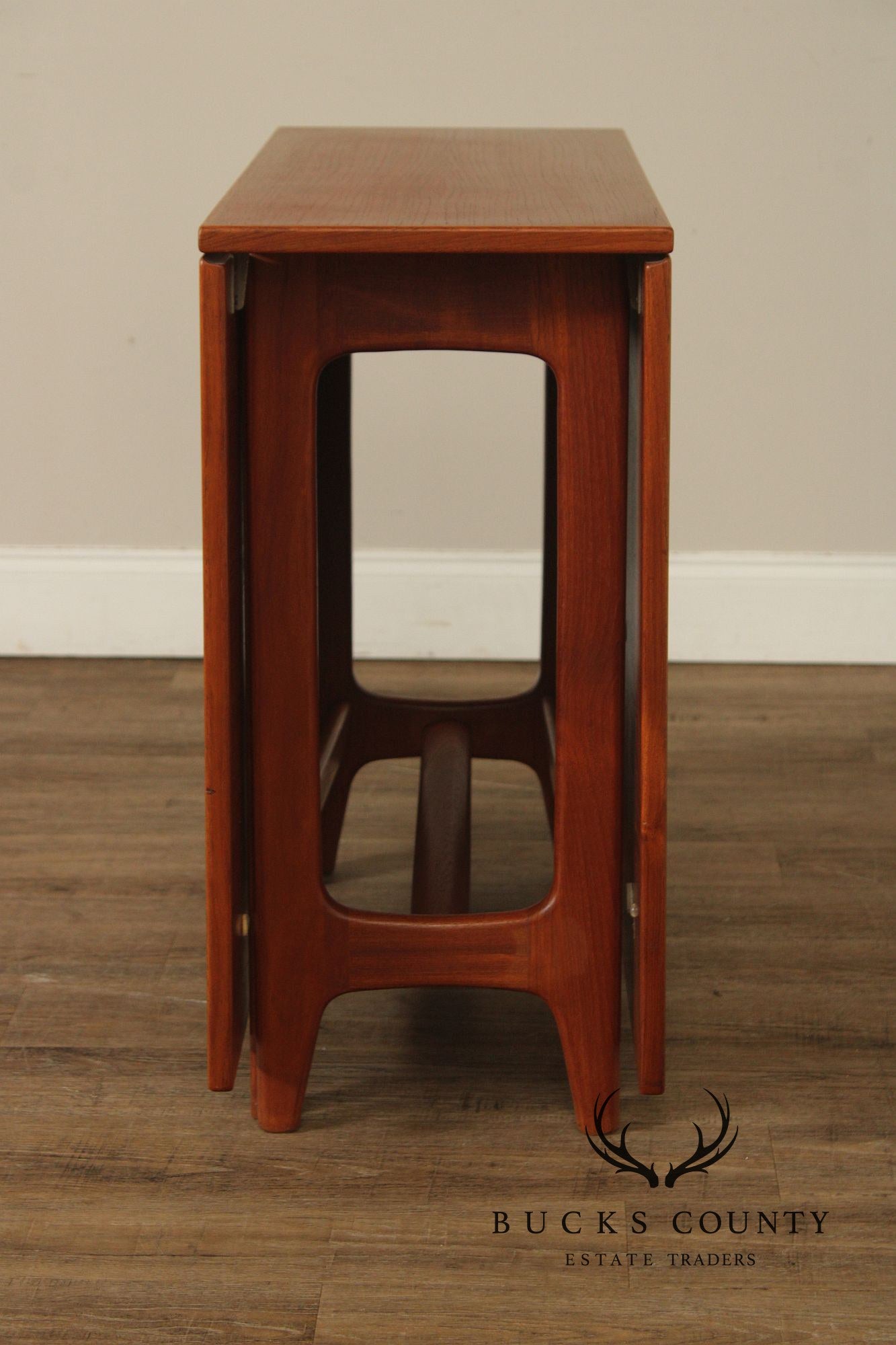 Kleppe Møbelfabrik Danish Modern Teak Drop-Leaf Dining Table