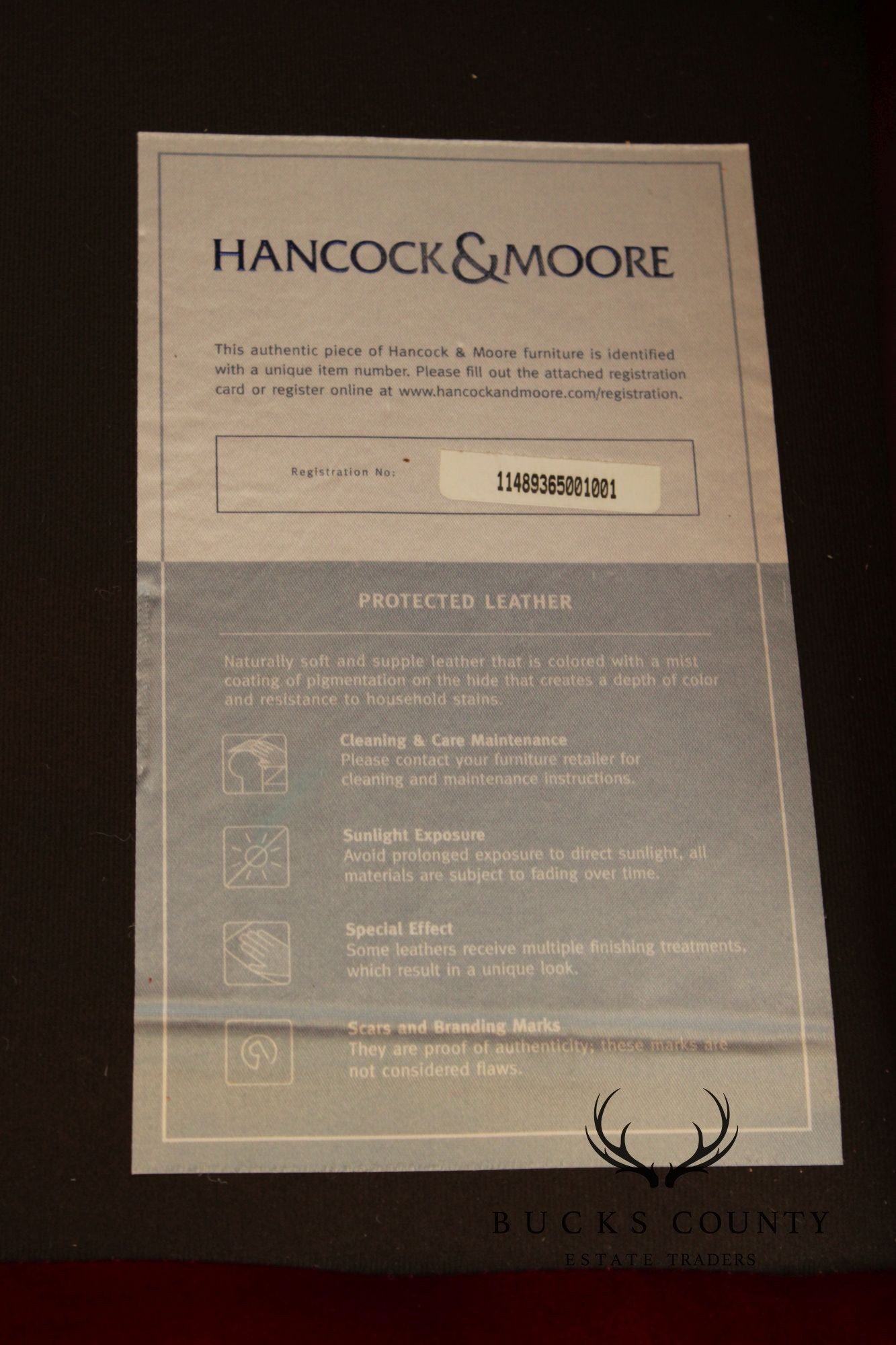 Hancock & Moore 'St. Timothy' Leather Office Chair