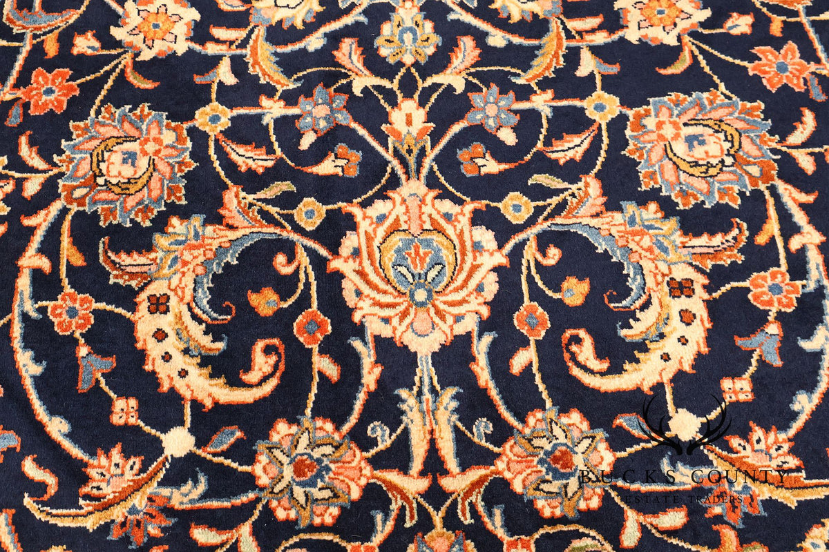 Persian Handwoven Wool Palace Size Floral Area Rug Approximately 10' X 18'
