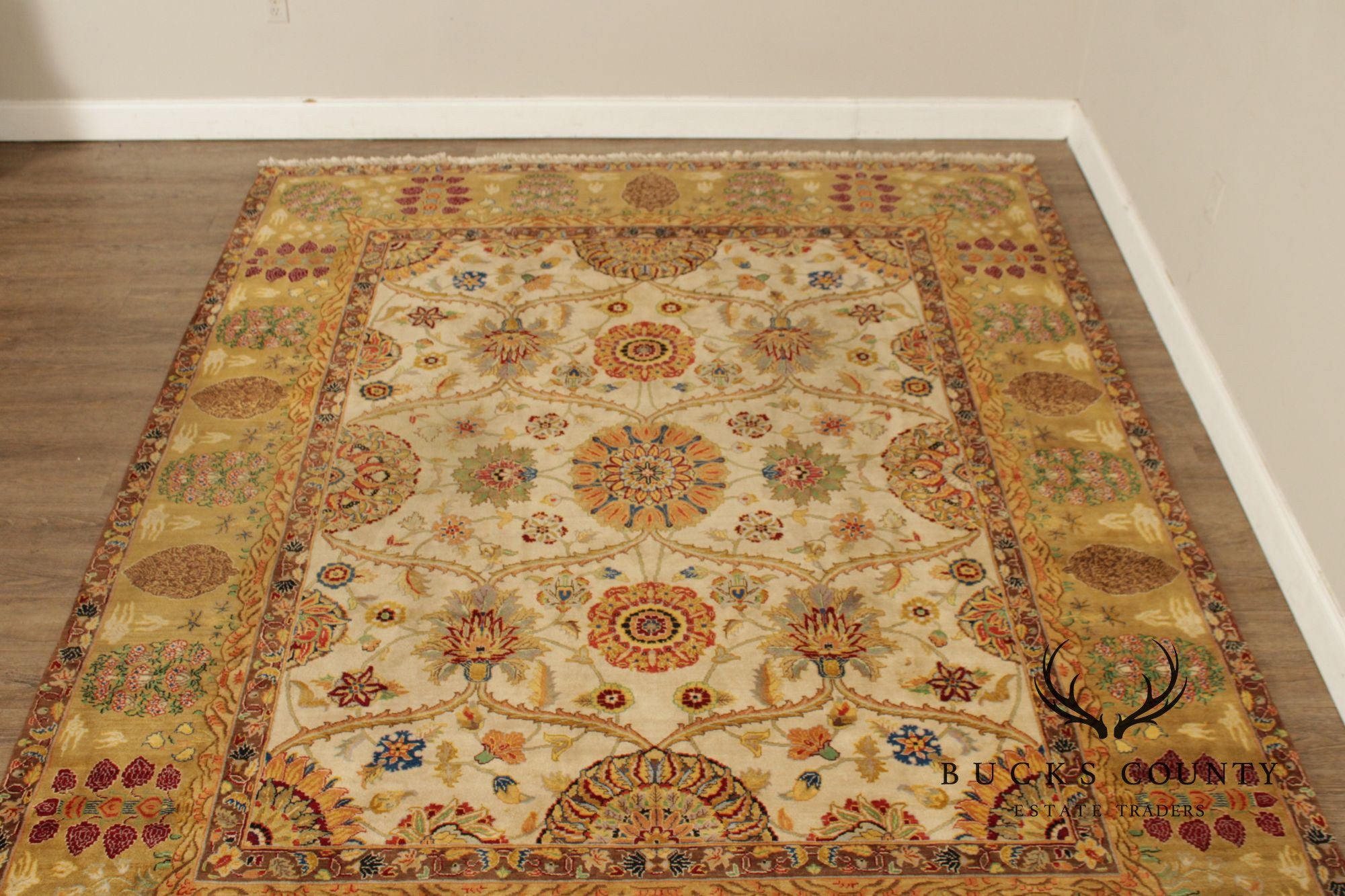 Arts & Crafts Style Wool Area Rug