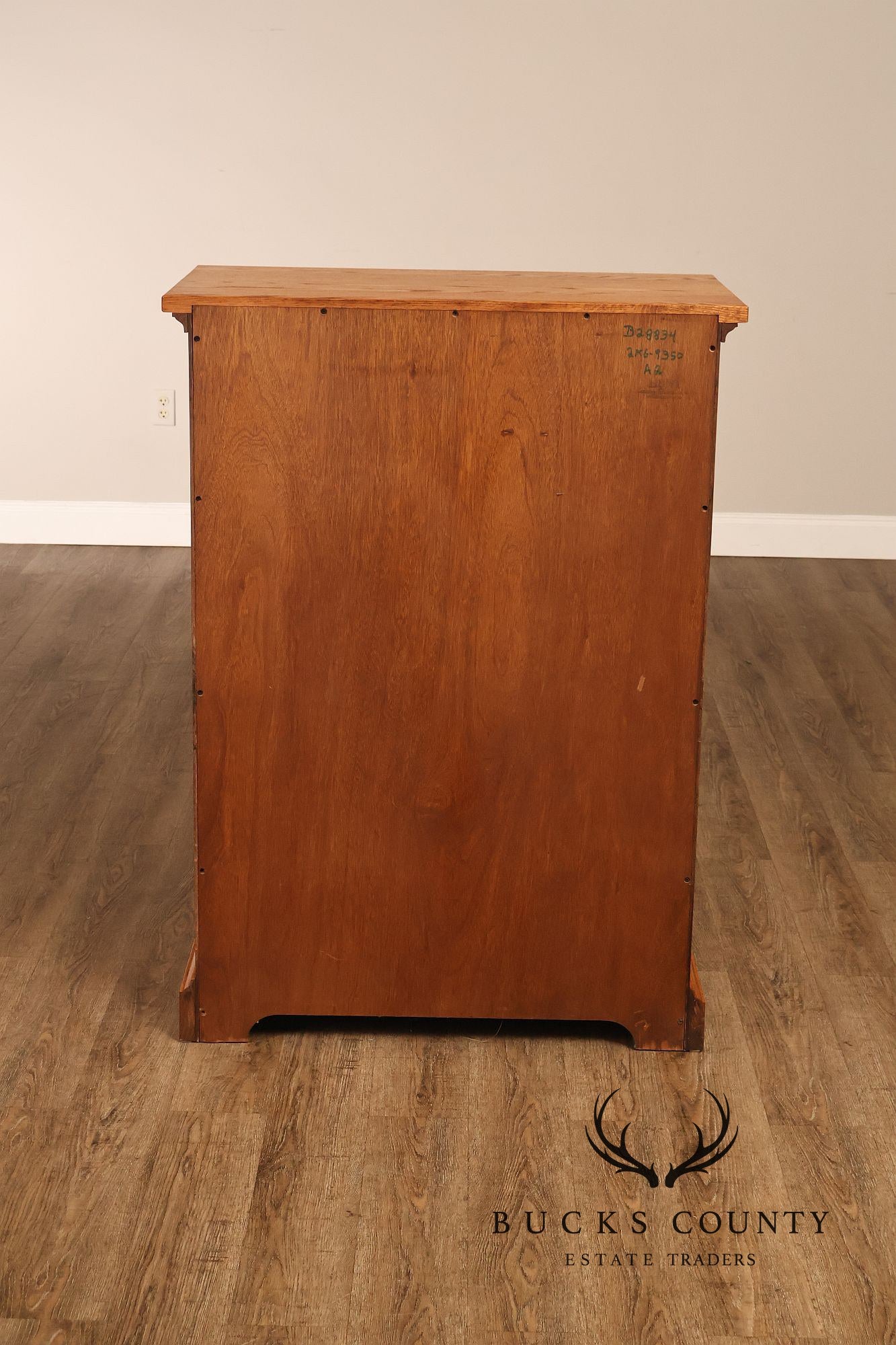 Hunt Country Furniture Oak Five Drawer High Chest