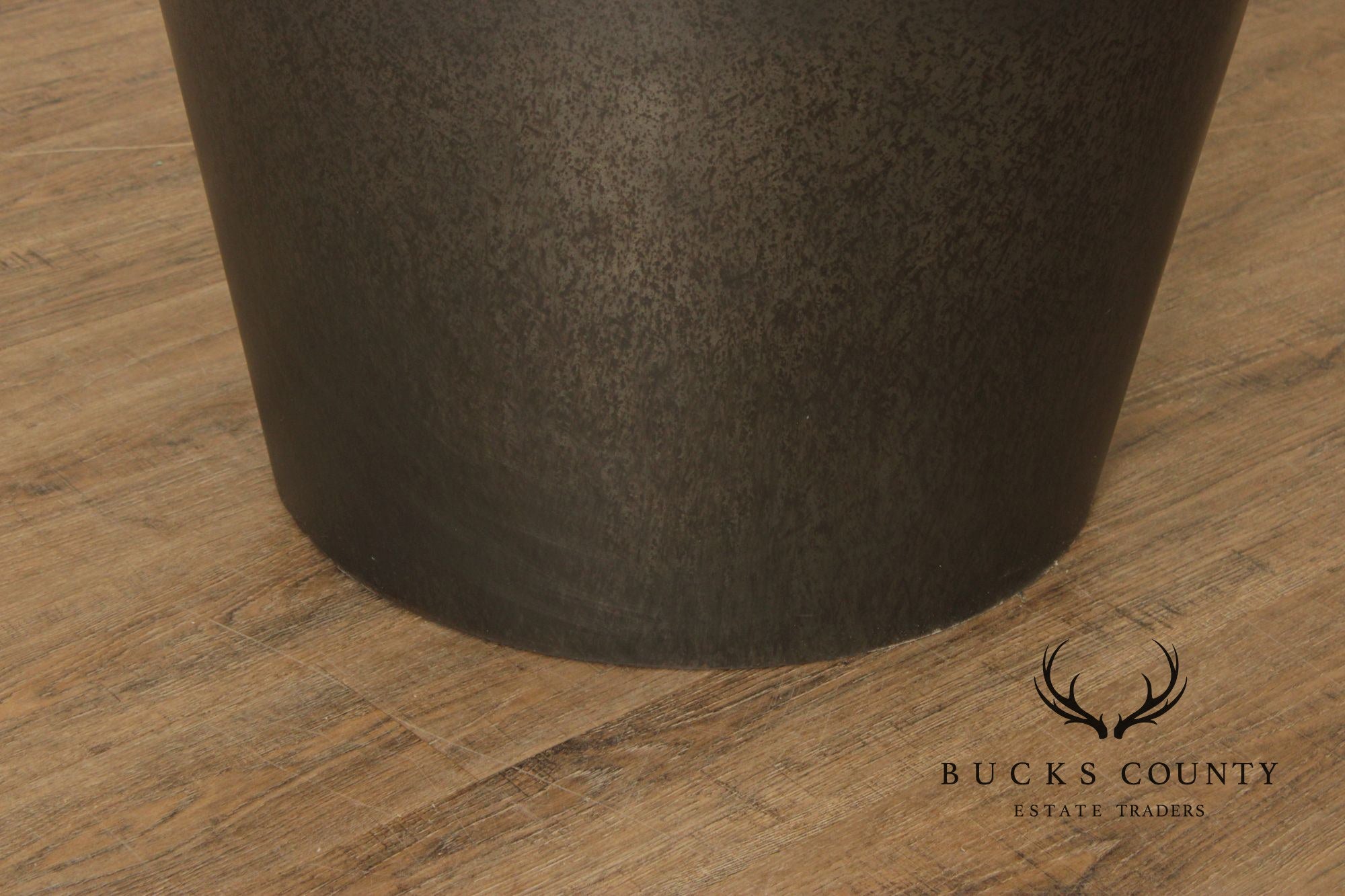 Modern Patinated Steel Coffee Table