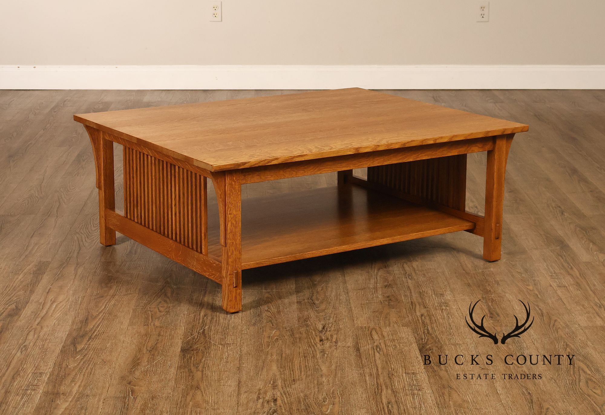 Stickley Mission Collection Oak Cocktail Table