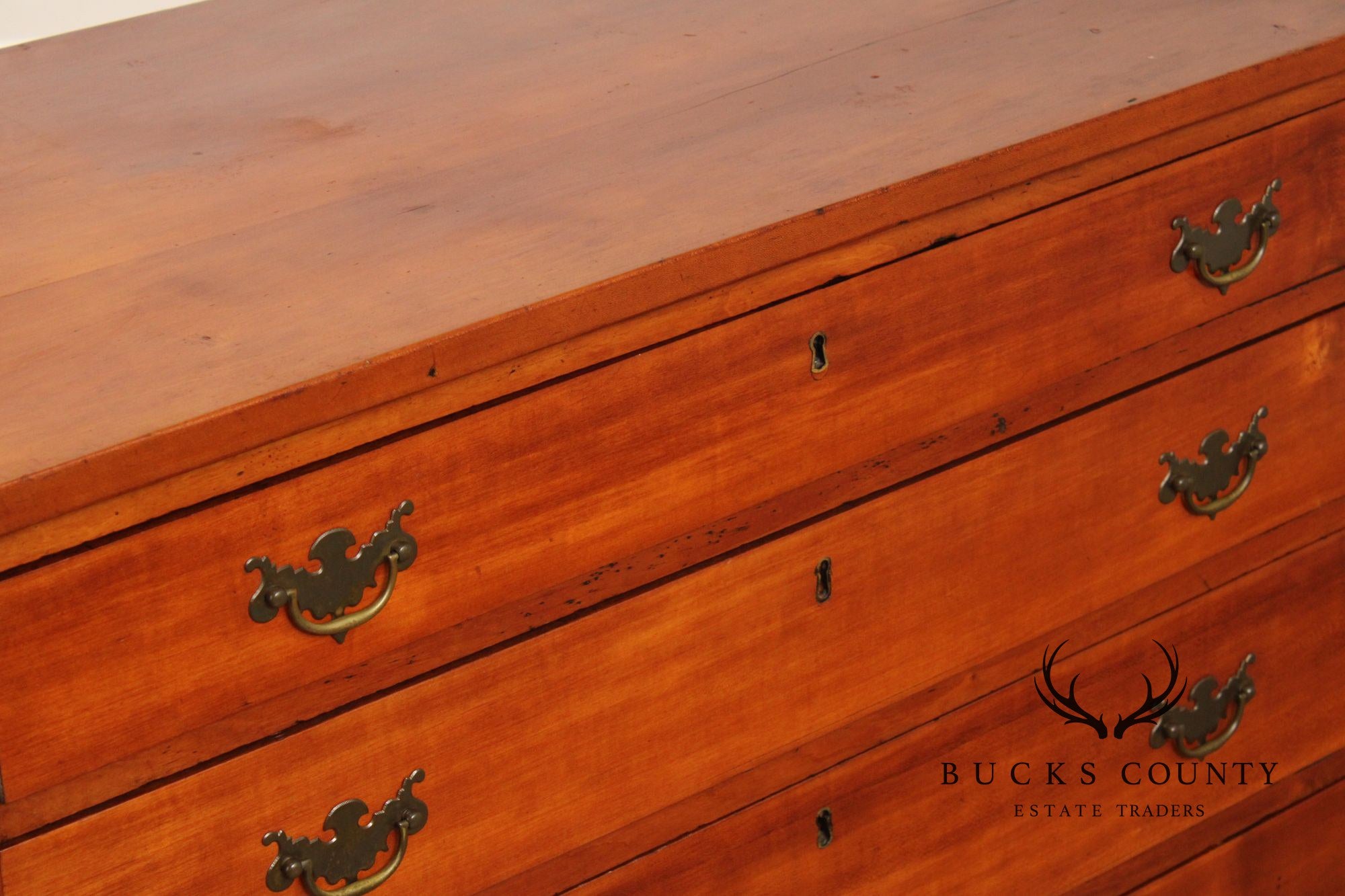 Antique American Chippendale Period Maple Chest of Drawers