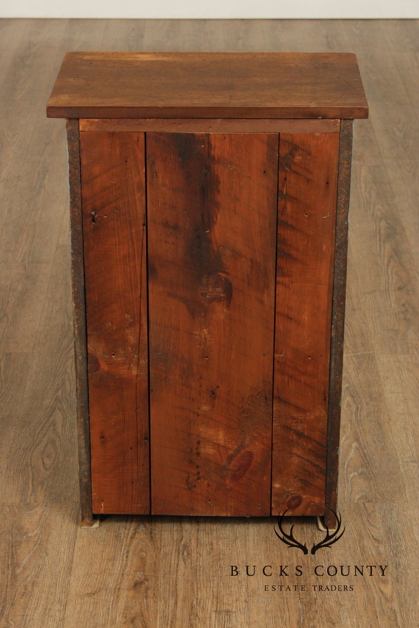 Primitive Style Painted Side Cabinet