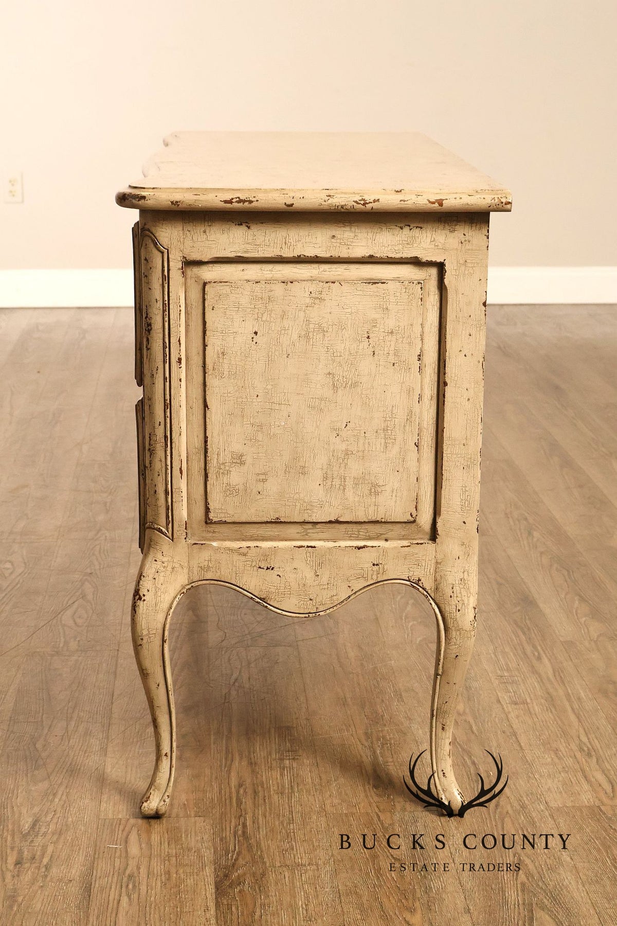 Theodore Alexander French Louis XV Style Painted Commode