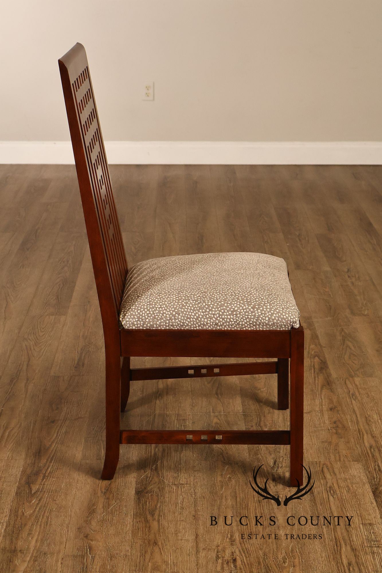 Stickley 21st Century Collection Set Of Six Lattice Back Dining Chairs