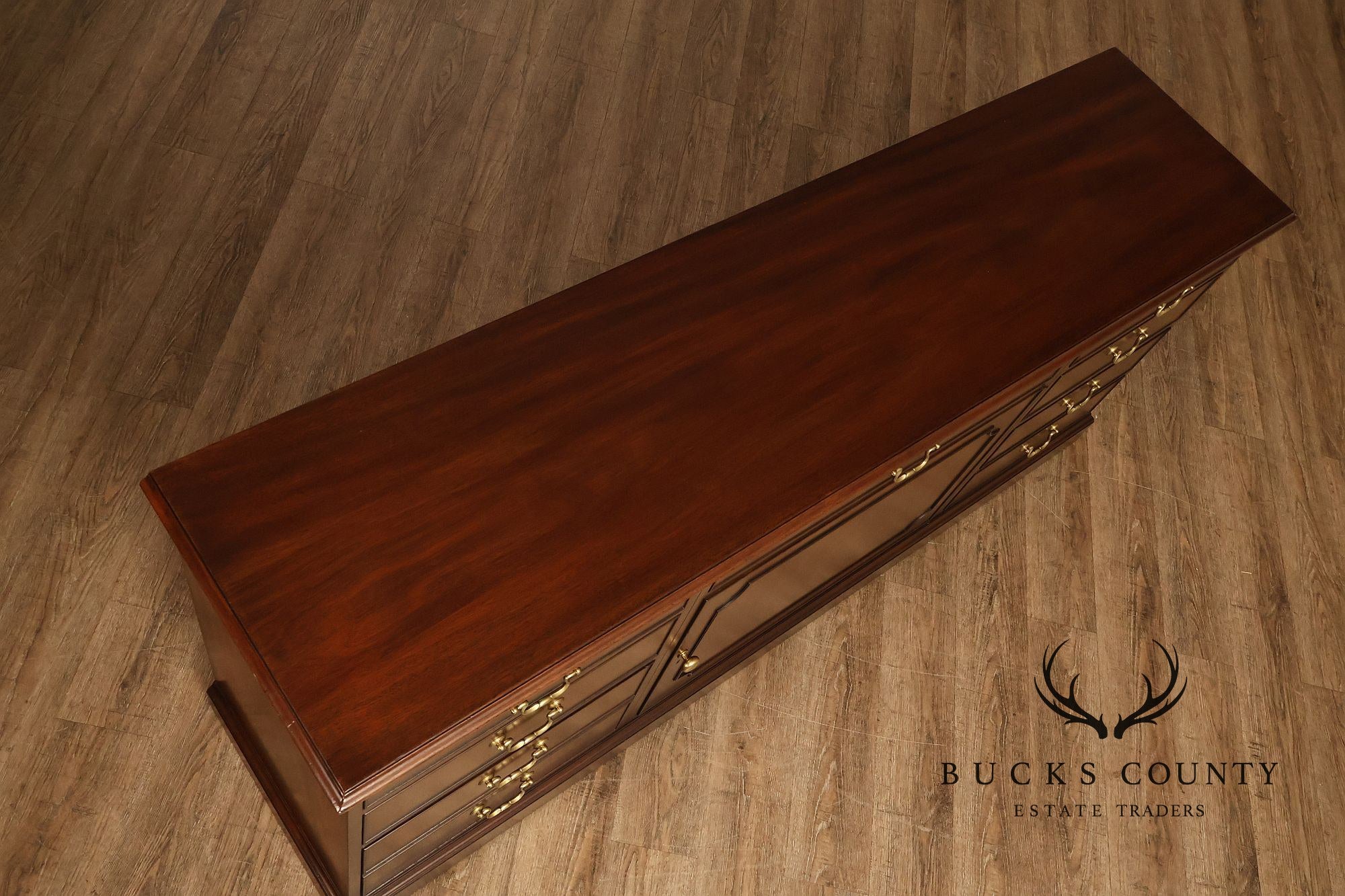 Kittinger Georgian Style Mahogany Office Credenza