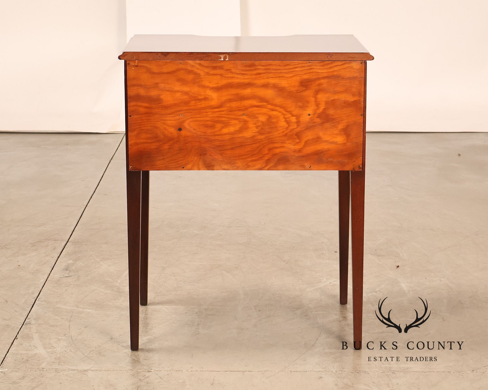 Wellington Hall Mahogany Federal Style Kneehole Console