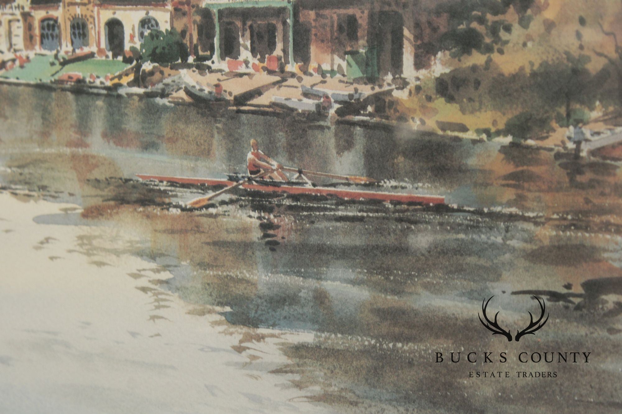 William C. Ressler Limited Edition Print, 'Afternoon on Boat House Row'