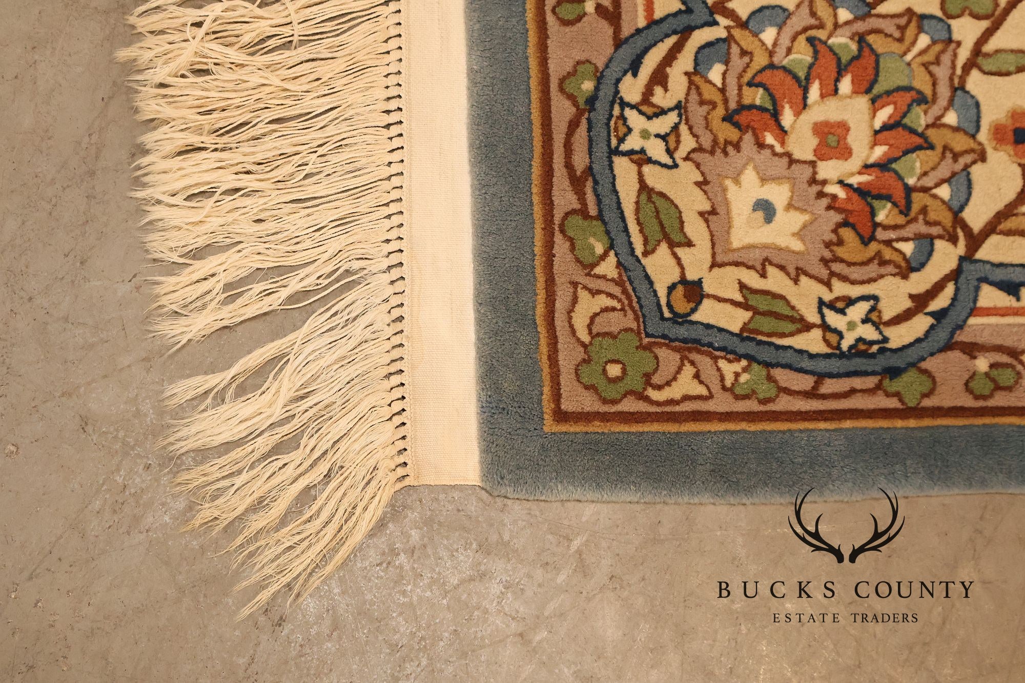 Persian Style Hand Knotted Wool Area Rug