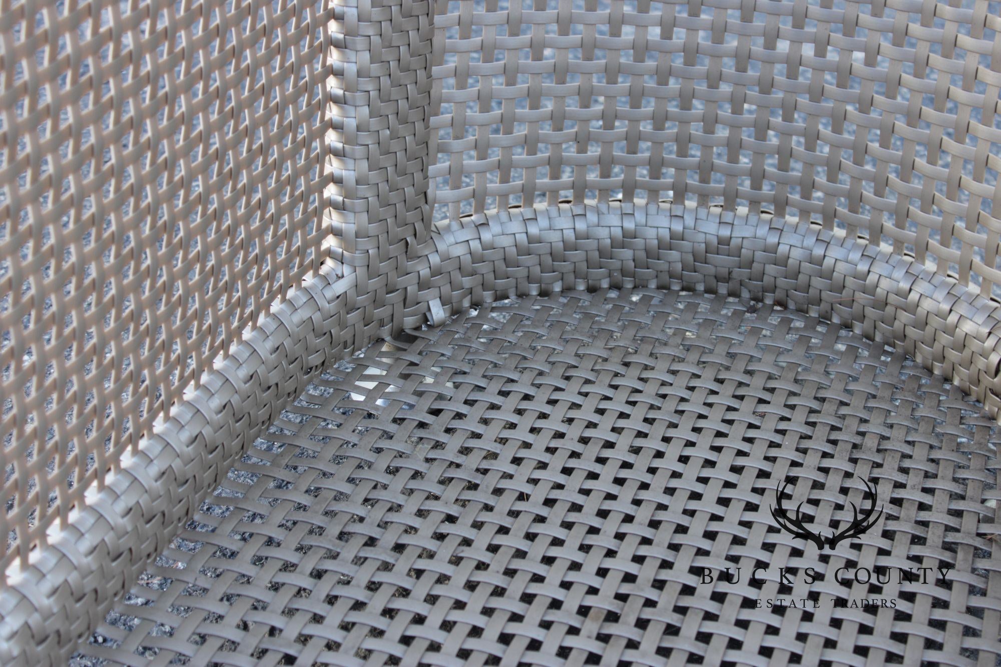 Dedon Contemporary Outdoor Patio Bar Cart