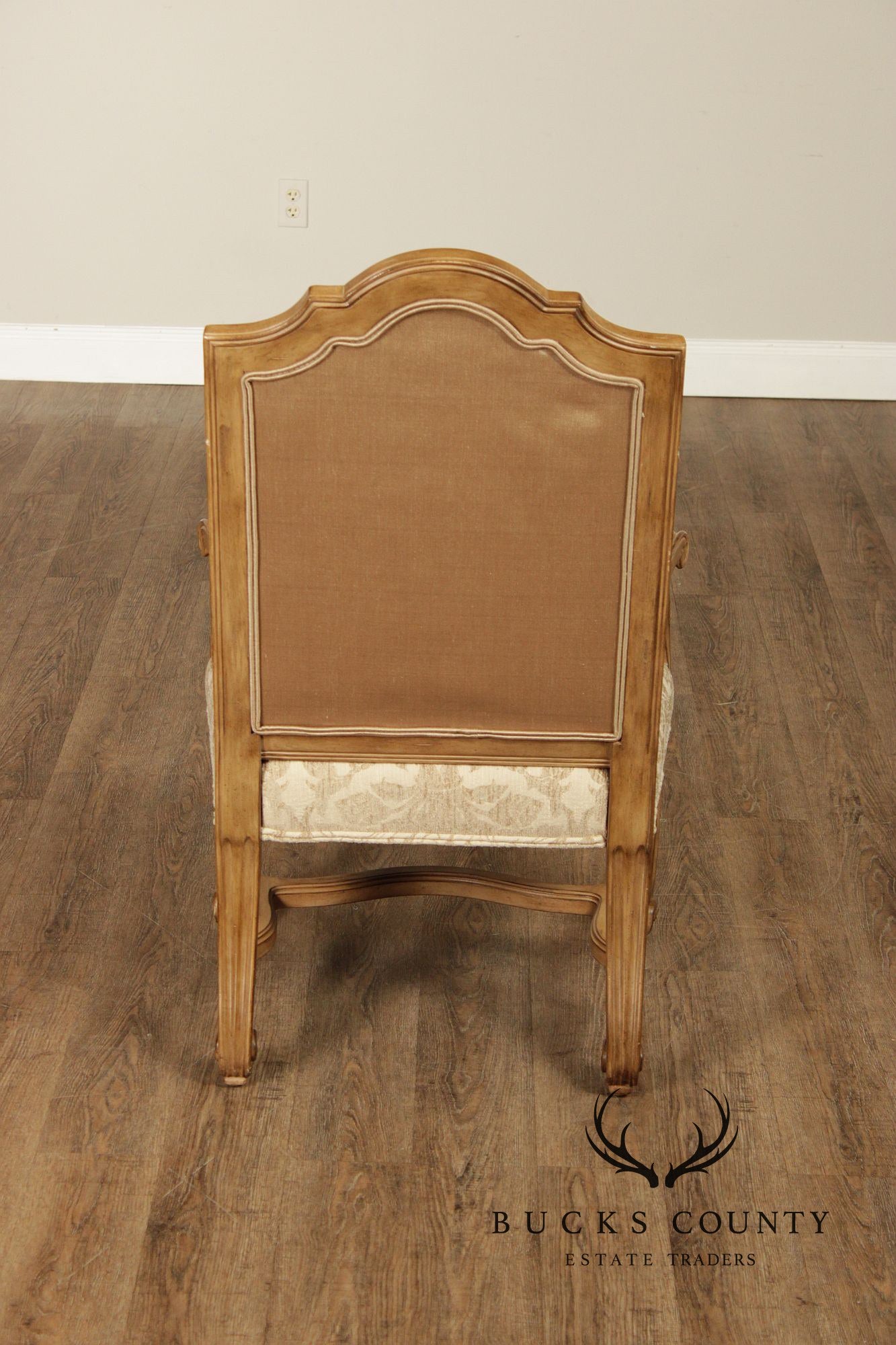 Bernhardt European Provincial Style Set Of 10 Upholstered Dining Chairs