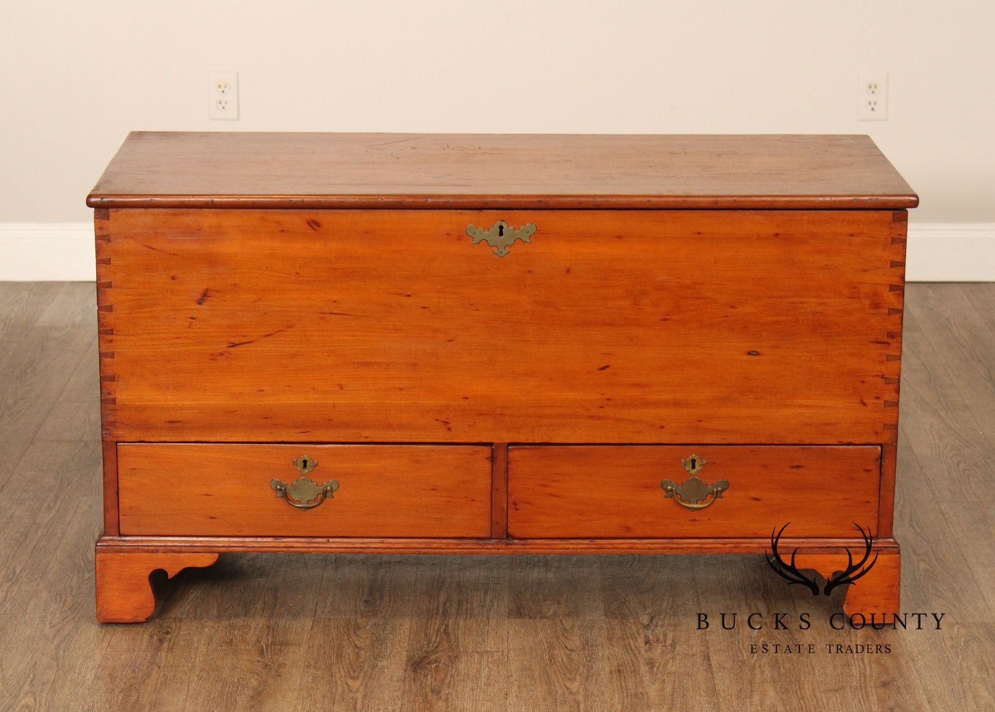 Antique Chippendale Style Blanket Chest