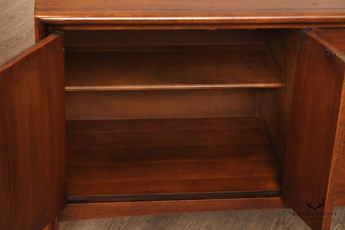Broyhill 'Emphasis' Mid Century Modern Walnut Low Chest