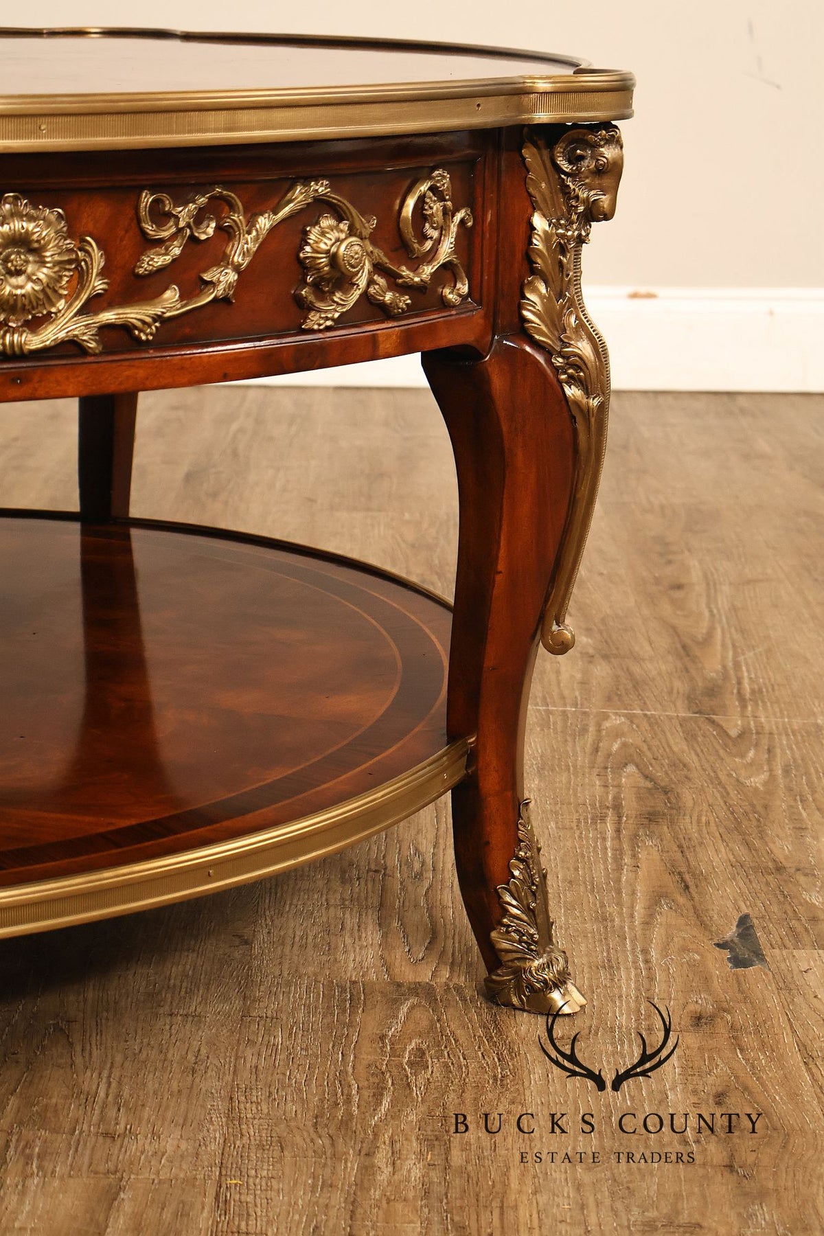 Theodore Alexander 'Capital' Mahogany Coffee Table
