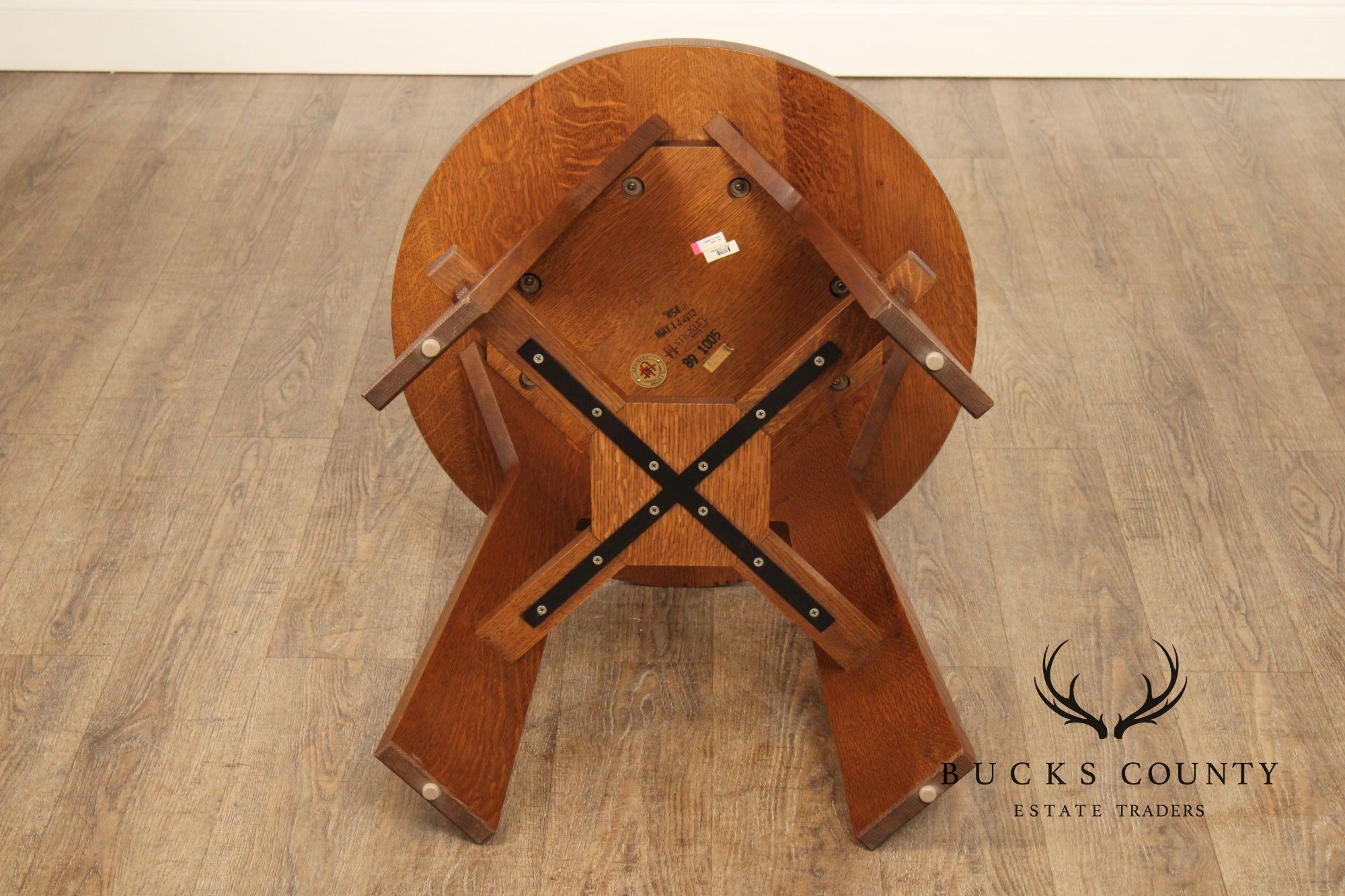 Stickley Mission Collection Oak Gus Tea Table