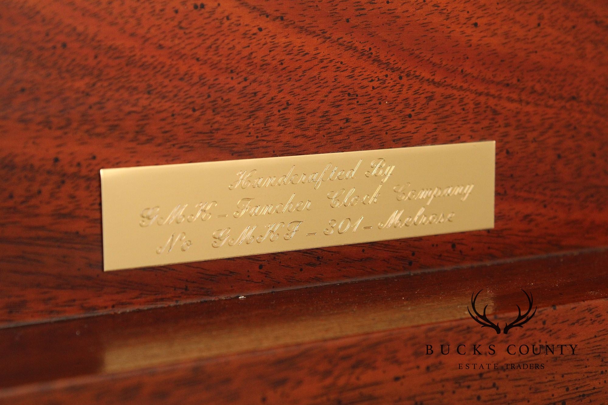 GMK Fancher 'Melrose' Mahogany Grandfather Clock