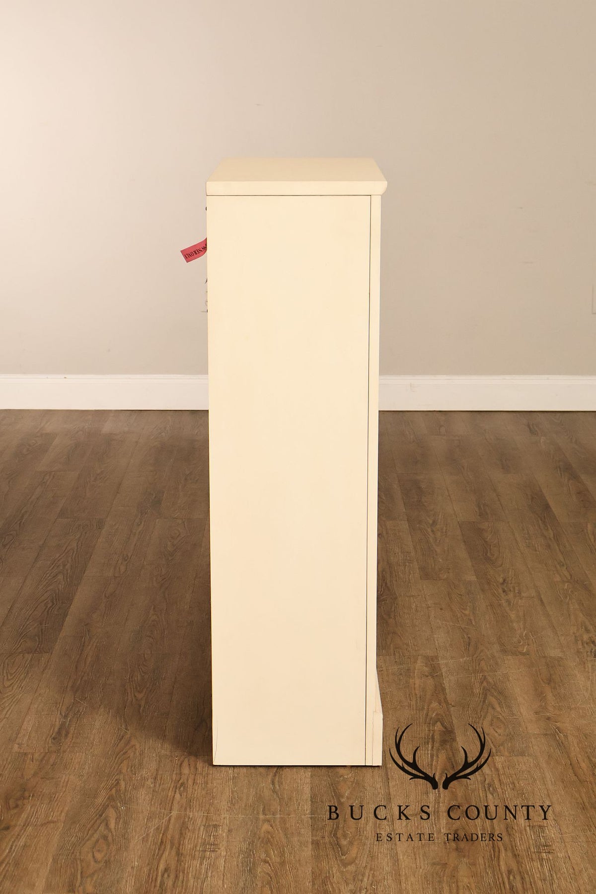 Ethan Allen Pair of Painted Open Bookcases