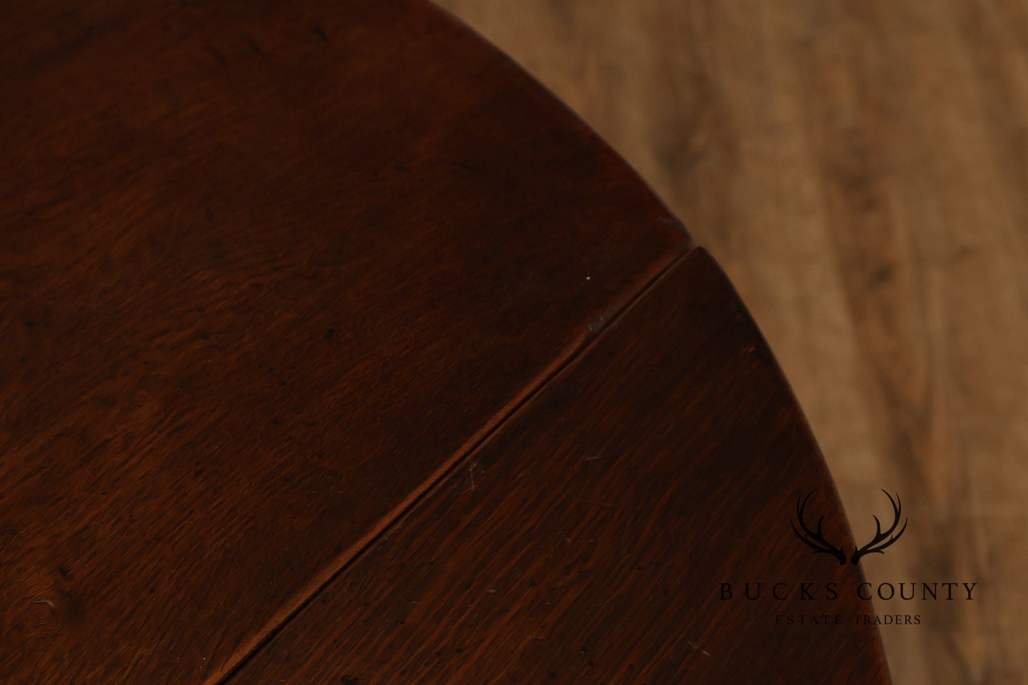 English Oak Large Gateleg Drop Leaf Dining Table