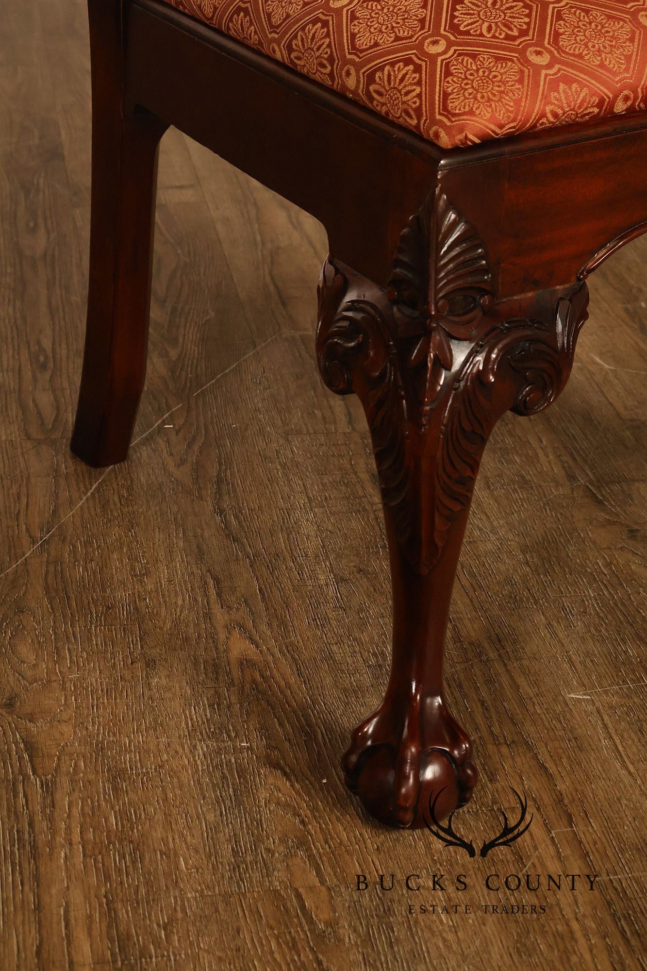 Henredon Chippendale Style Set of Six Mahogany Dining Chairs