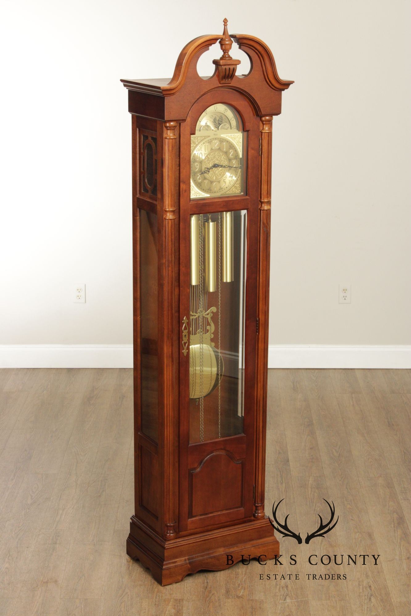 Ridgeway Georgian Style Tall Case Grandfather Clock