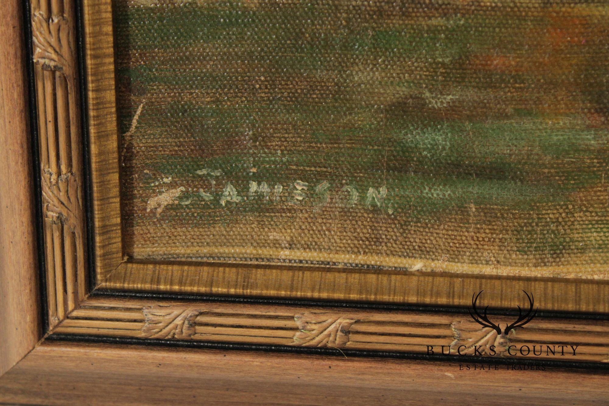 After Eugen Von Ottenfeld Painting, 'Raining Moonbeans