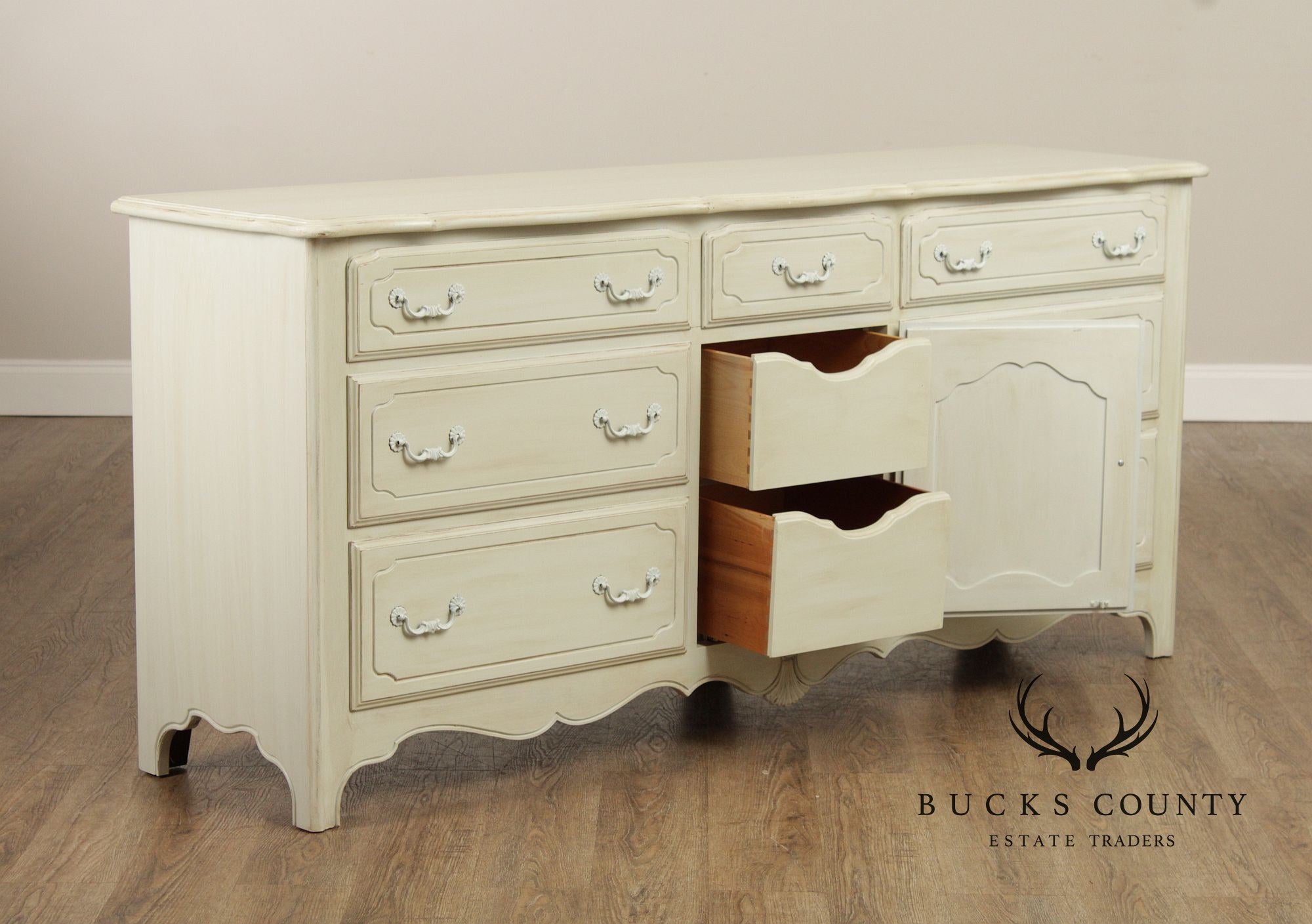Ethan Allen 'Country French' Painted Door Dresser