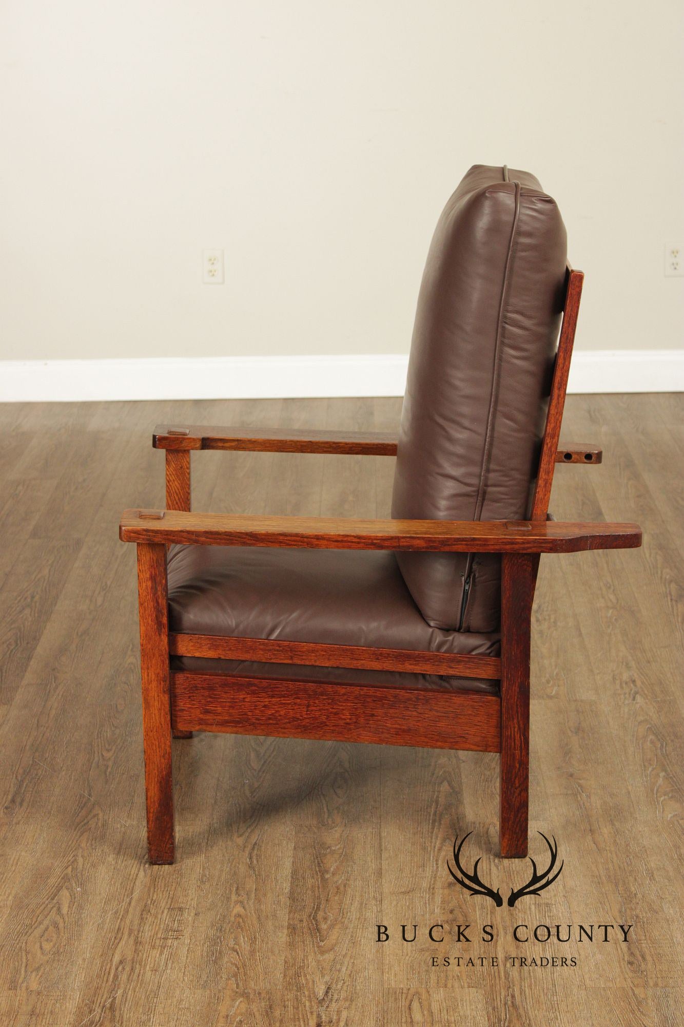 Stickley Brothers Antique Mission Oak Morris Chair