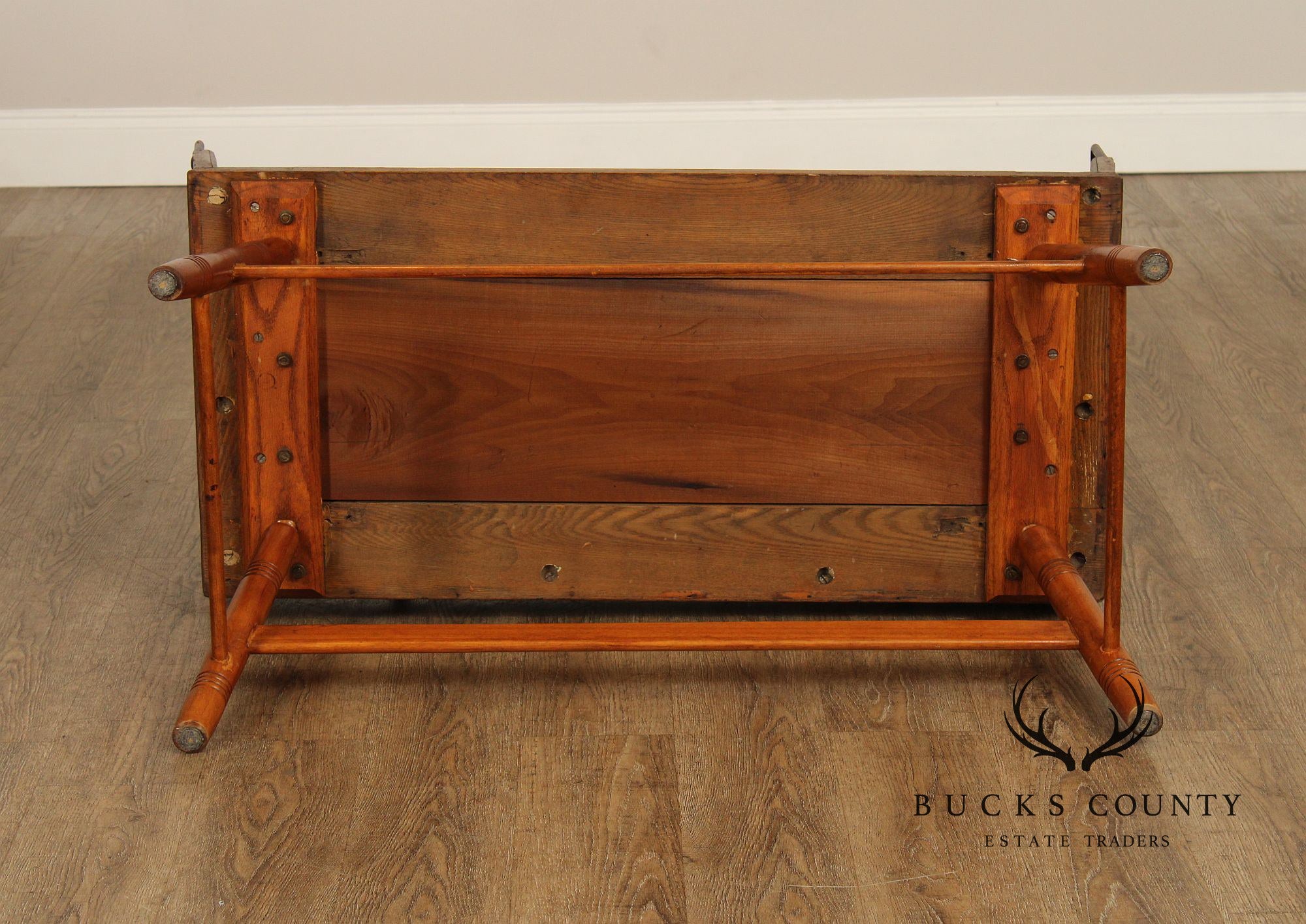 Antique 19th Century Rustic Farmhouse Pair Of Buggy Seat Benches