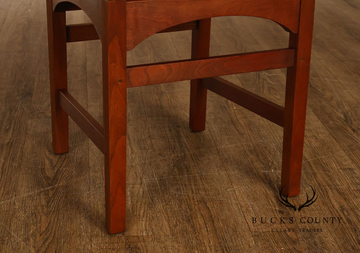 Stickley Harvey Ellis Arts And Crafts Cherry Dining Chairs Set Of Six