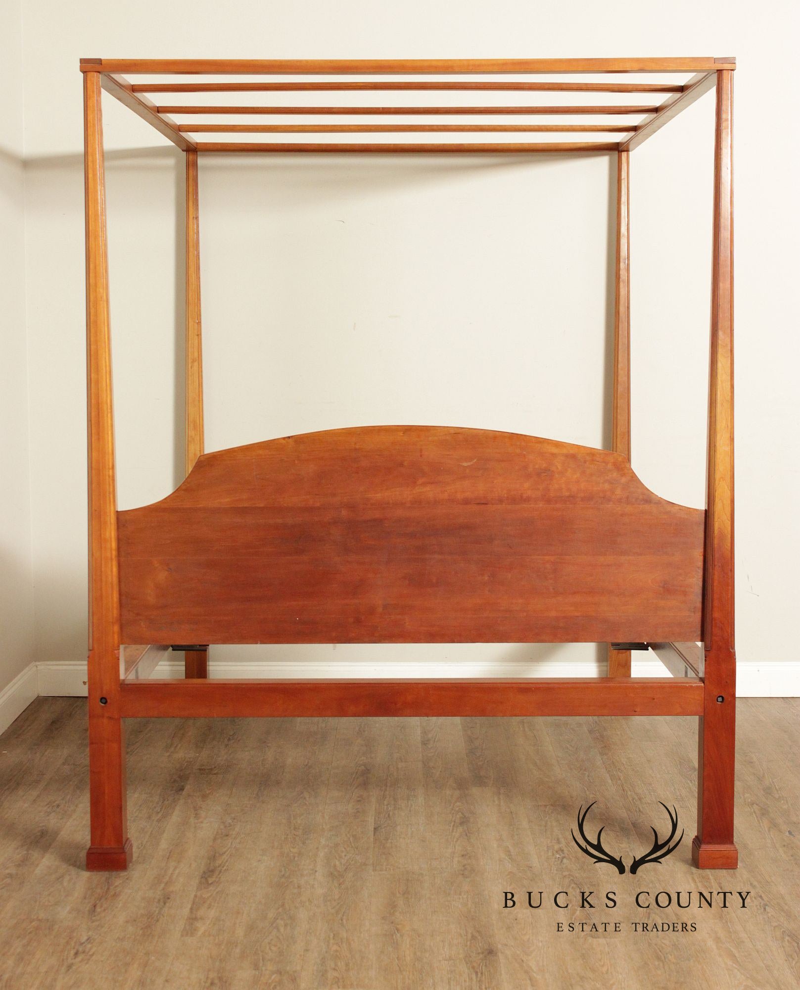 Custom Made American Cherry Four Poster Queen Size Bed