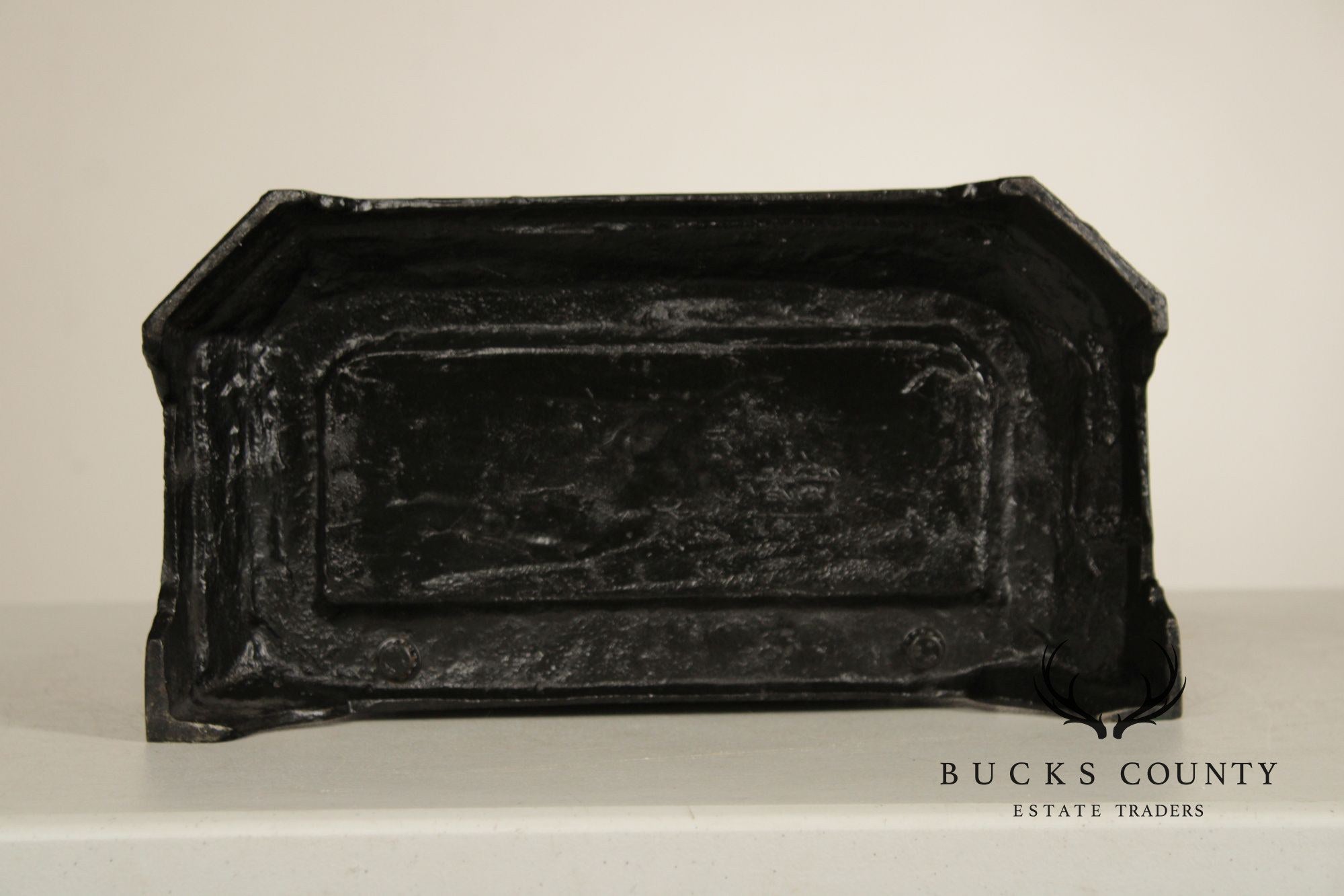 Vintage 'The Man in Khaki' Cast Iron Umbrella Stand