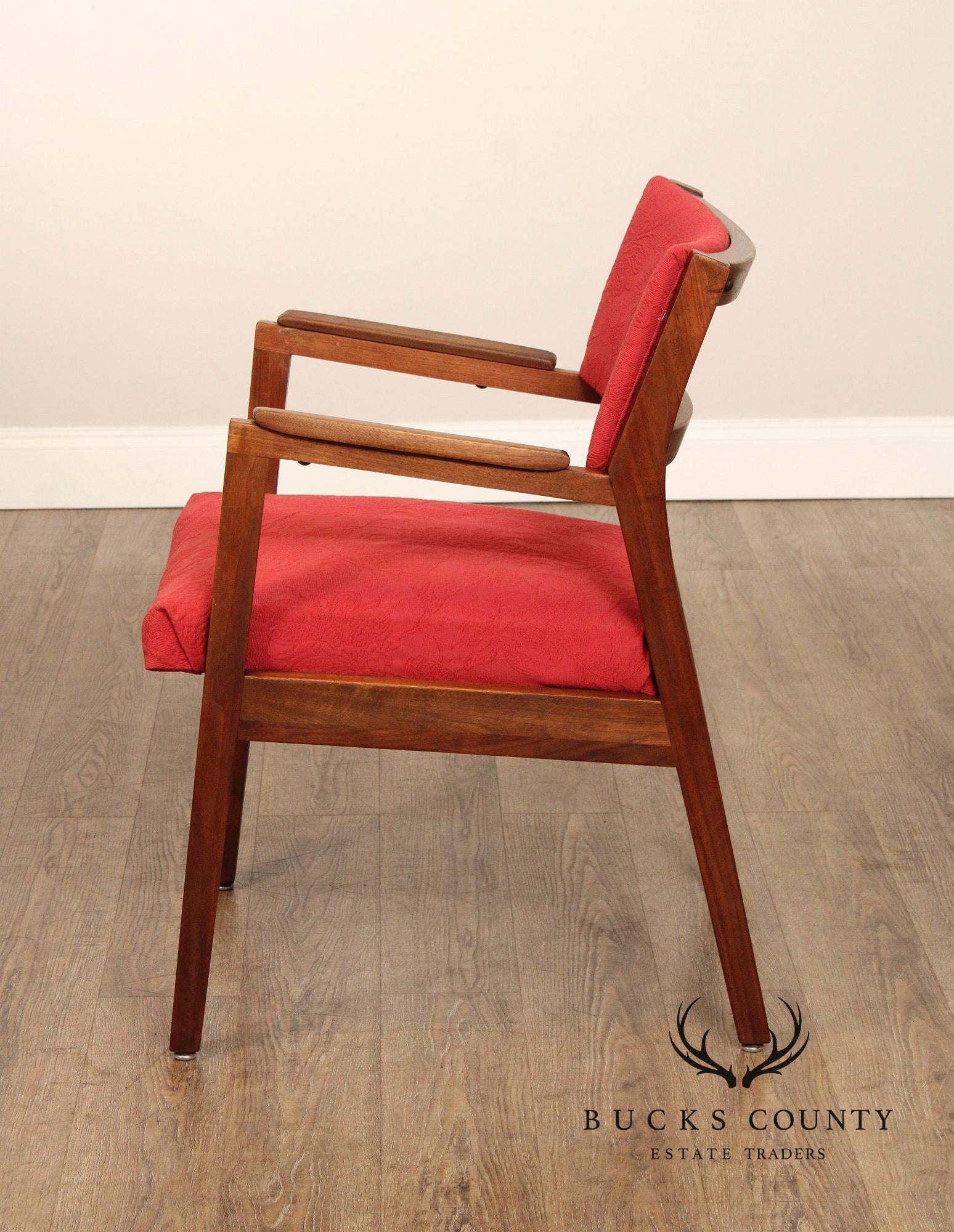 Alma Desk Company Mid Century Modern Walnut Armchair
