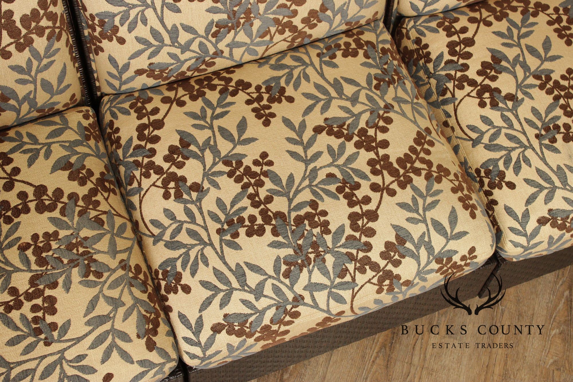 Orlando Diaz-Azcuy For McGuire Cambay Woven Wicker4 Part Sectional Sofa