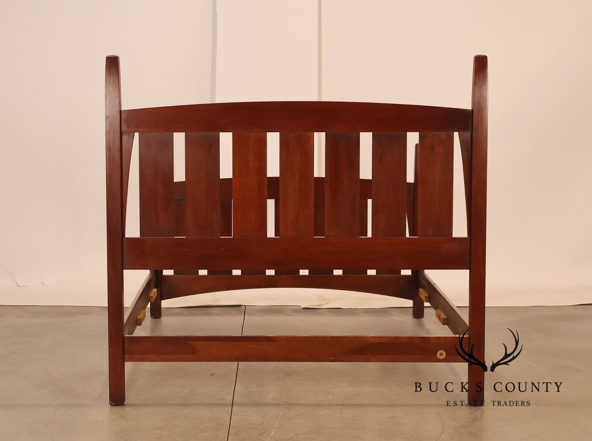 Stickley Harvey Ellis Inlaid Cherry Queen Bed