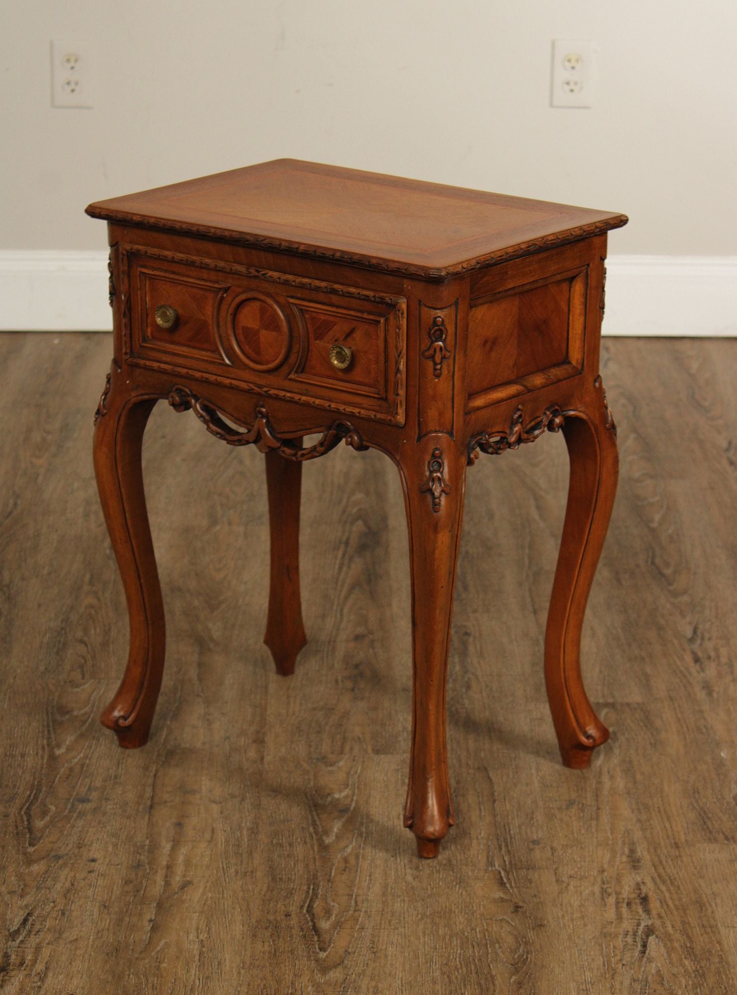 Bomberger's Louis XV Style Fruitwood Night Stand
