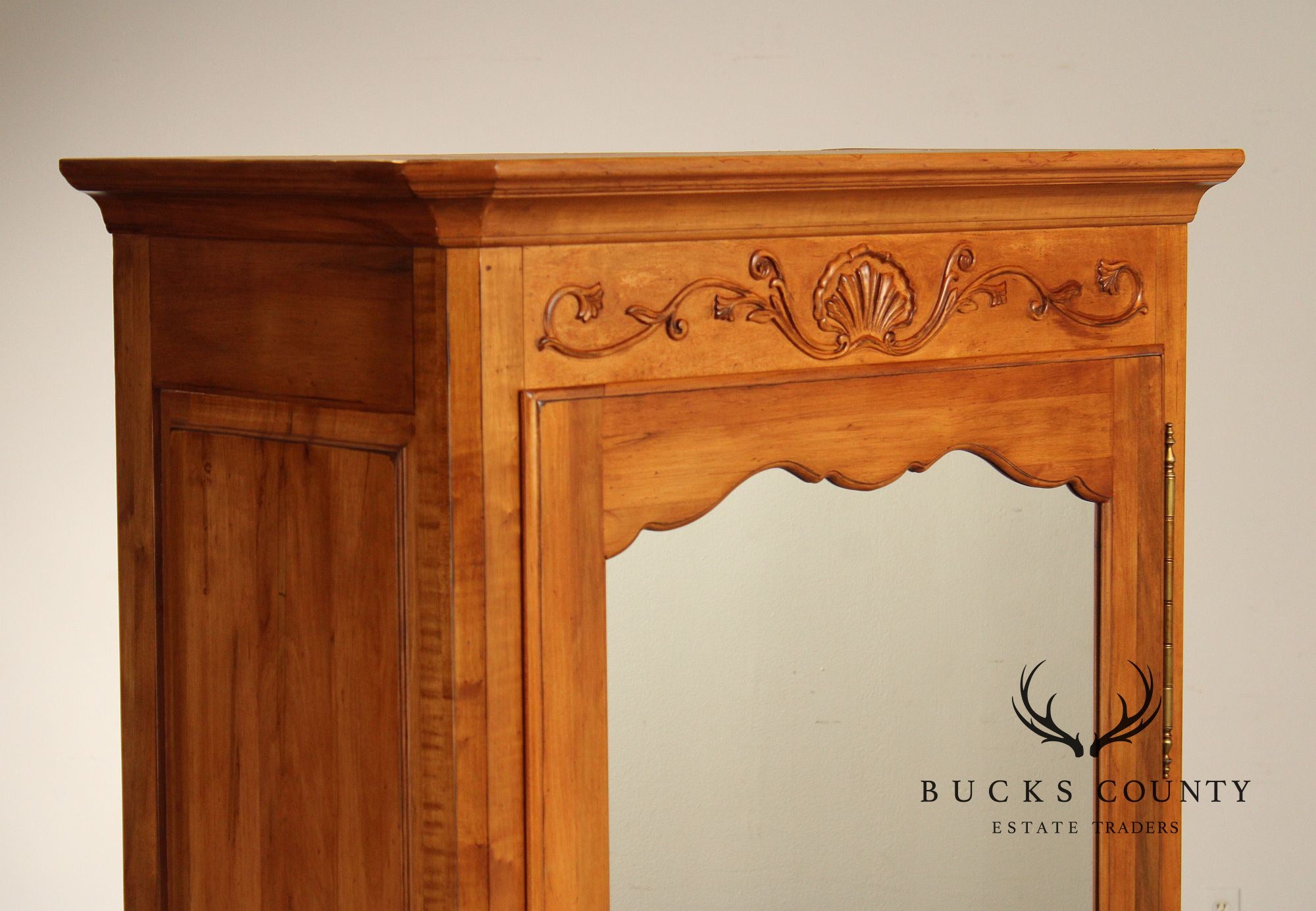 Ethan Allen Legacy Bonnetiere French Provincial Style Maple Armoire