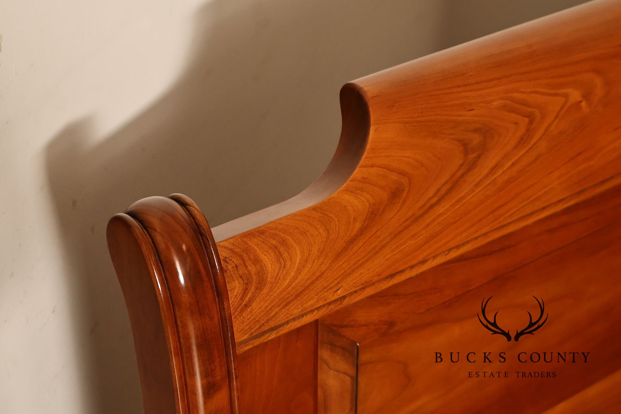 Stickley Solid Cherry Full Size Sleigh Bed