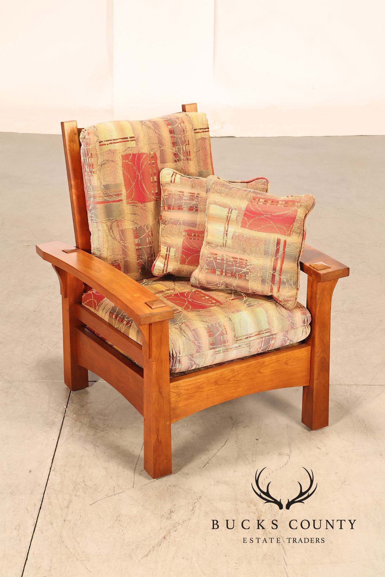 Stickley Mission Collection Cherry "Gus" Morris Chair